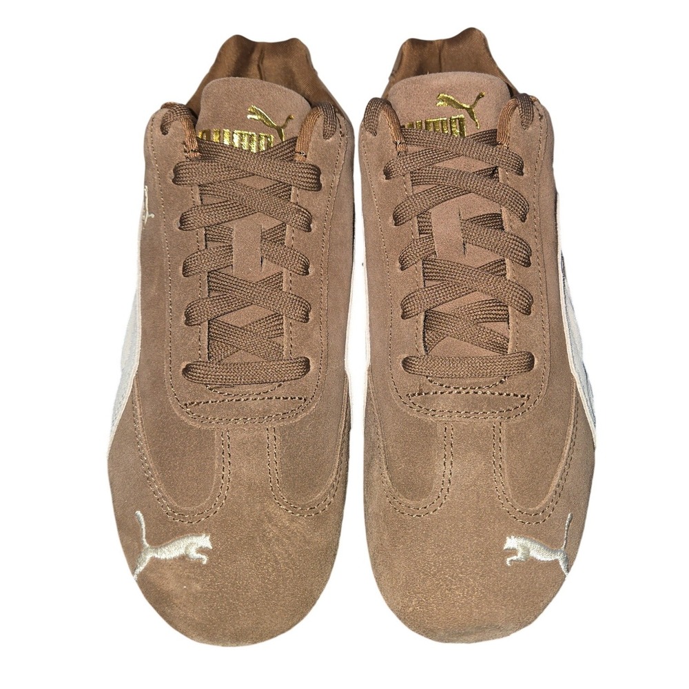 Puma Speedcat LS Womens Brown Suede Driving Sneakers Shoes 380173-03 Size 8.5 - Picture 3 of 9
